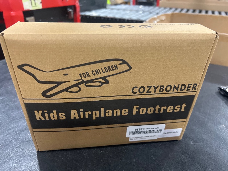 Photo 1 of Toddler Airplane Bed, Kids Airplane Seat Extender Travel Bed, Kids Airplane Travel Essentials, Airplane Must Have for Toddlers, Portable Plane Bed Foot Rest for Flights