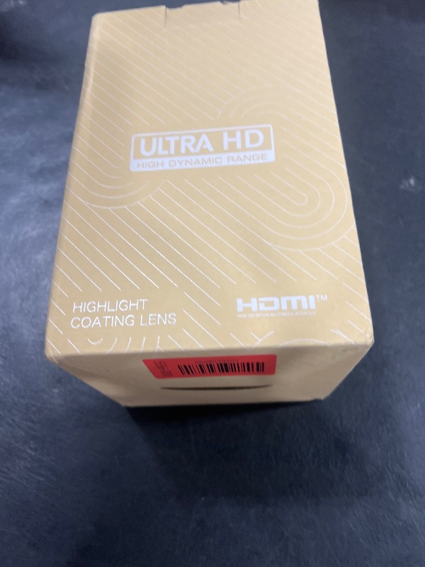 Photo 1 of Mini Projector, HY320 Portable Projector, Support 4K 1080P with Dual-Band WIFI6 5G Wireless 5.0 Bluetooth Android 11, 180° Rotatable, Auto Keystone Correction, 40"-130" Screen Video Projector