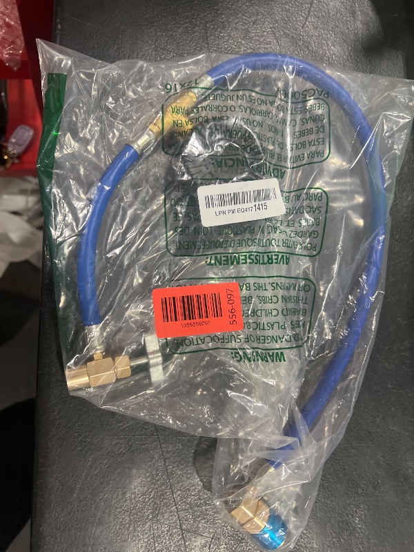 Photo 1 of BDZMC R134A Car AC Refrigerant Charge Hose Kit, Car Air Conditioning Recharge Hose with Gauge for Measuring Low-Pressure, 100PSI 1/2'' Can Tap & R134A Quick Coupler for Cars/Home AC Refrigerant