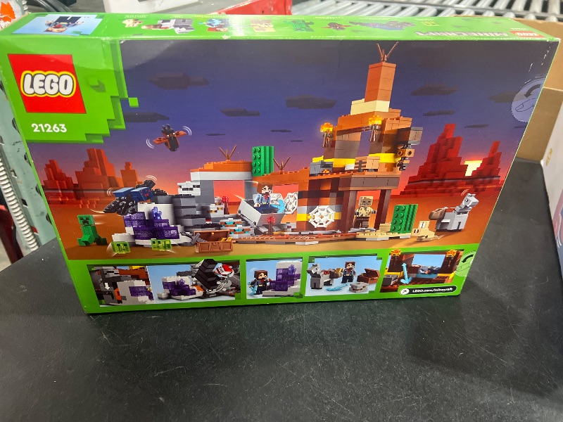 Photo 1 of LEGO Minecraft The Badlands Mineshaft Video Game Toy, Mining Exploration Set with Minecraft Minifigures, Birthday Gift for Boys and Girls, Action Packed Minecraft Toy for Kids Ages 8 and Up, 21263