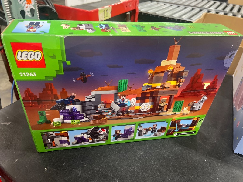 Photo 1 of LEGO Minecraft The Badlands Mineshaft Video Game Toy, Mining Exploration Set with Minecraft Minifigures, Birthday Gift for Boys and Girls, Action Packed Minecraft Toy for Kids Ages 8 and Up, 21263