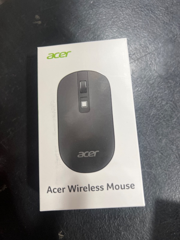 Photo 1 of acer Computer Mouse Wireless, 2.4G Slim USB Wireless Mice with USB Receiver, 800/1200/1600 Adjustable DPI Optical Laptop Mouse with 4 Buttons, Portable for Laptop, Desktop, PC