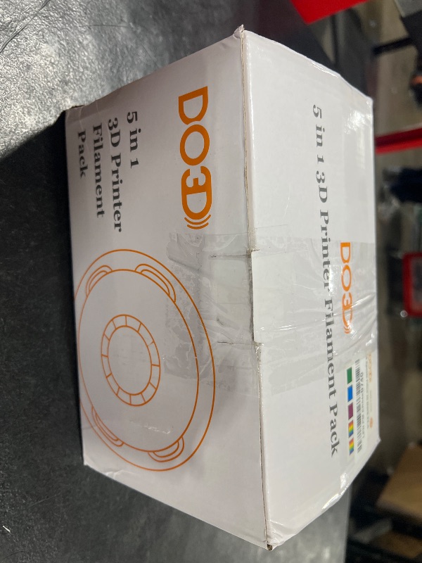 Photo 1 of 1.75mm PLA 3D Printer Filament Bundle: Glow in Dark Green/Blue/Purple/Rainbow, One Spool Clear Multi Colored, Each Spool 250g, Total 1.25Kg 3D Printing Material, 250g x 5 Spools Glow in Dark PLA