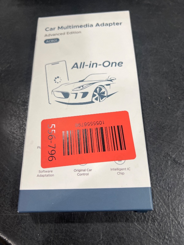 Photo 1 of 4-in-1 Wireless CarPlay Adapter for Streaming Netflix/YouTube/TikTok/TF Card, 2025 Magic Video AI Box & Android Auto Dongle [Dual Band WiFi, Bluetooth 5.3] Plug & Play, Fits for OEM Wired Car Play Car