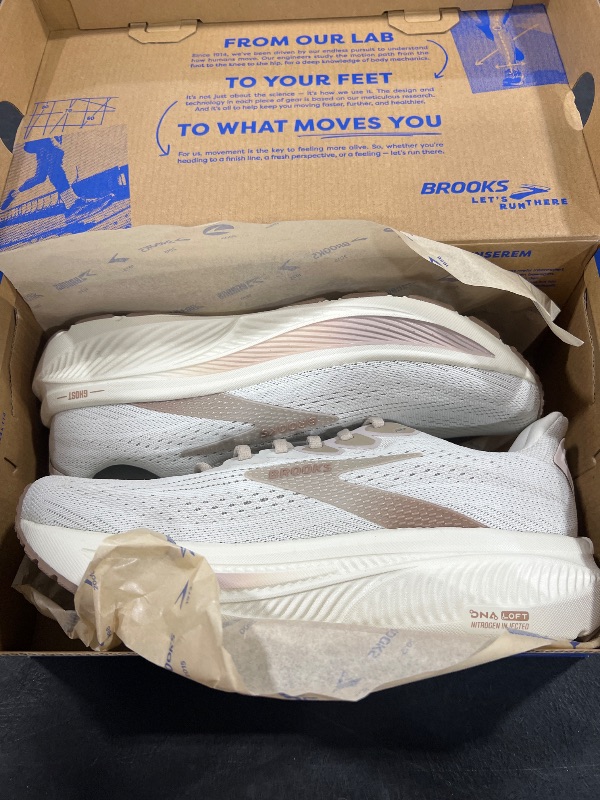 Photo 1 of Brooks Women’s Ghost 17 Neutral Running Shoe - Grey/Chateau Grey/Portabella - 8 Medium