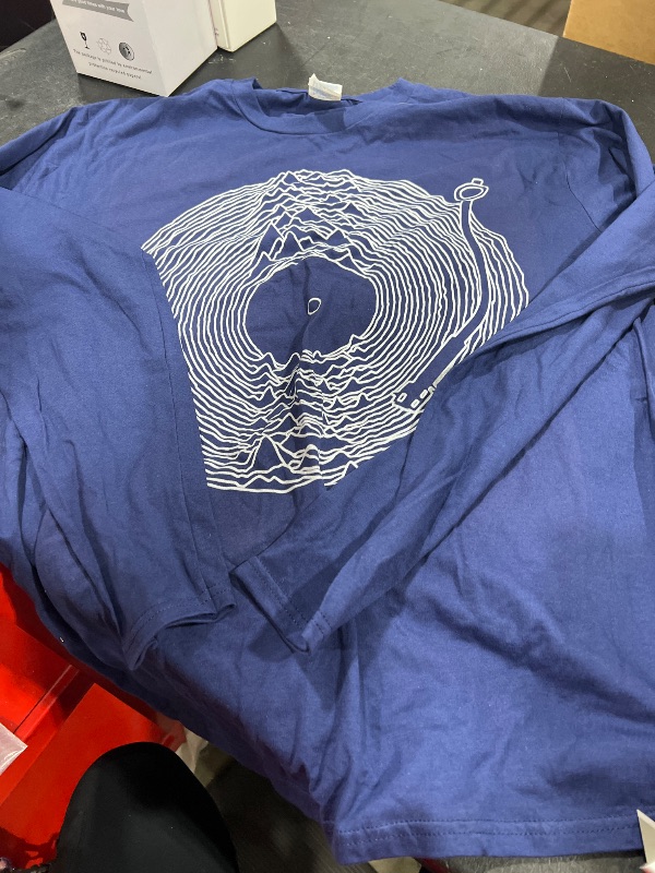 Photo 1 of Unknown Pleasures Vinyl Record Long Sleeve T-Shirt