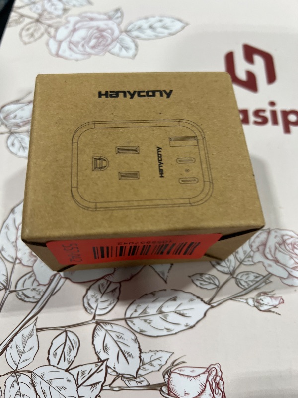 Photo 1 of HANYCONY European Travel Plug Adapter USB C, International Plug Adapter, US to Europe Adapter Plug 2 Outlets 3 USB Ports(2 C Port), Type C Power Adapter to Italy Spain France Portugal Iceland Germany
