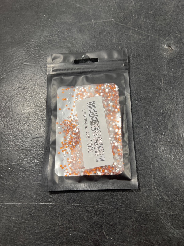 Photo 1 of 3000 Pieces SS6 2mm Flatback Rhinestones Clear Glass Round Gems Crystals for Nail Art DIY Crafts Clothes Shoes Bags ?Orange?