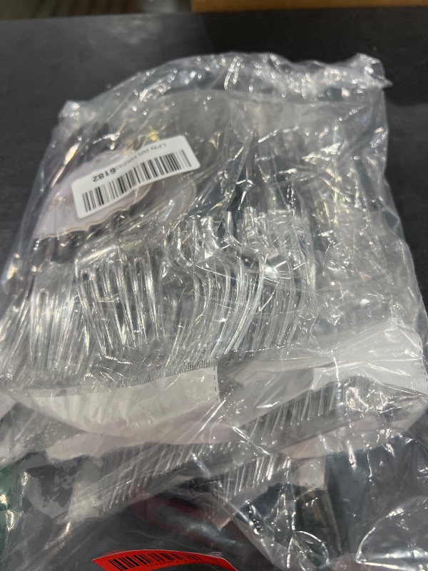 Photo 1 of Trendables 120 Pack Two Toned Heavy Duty Plastic Silverware Forks - Stunning Dual Colored Black and Gold Disposable Plastic Fork - Disposable Utensils For Wedding Parties And All Occasions