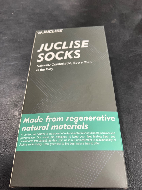 Photo 1 of Bamboo Viscose Compression Running Crew Socks, Moisture Wicking Anti-Blister Hiking Athletic Cycling Gym Socks (US, Alpha, Medium, Regular, Regular, Classic Black)