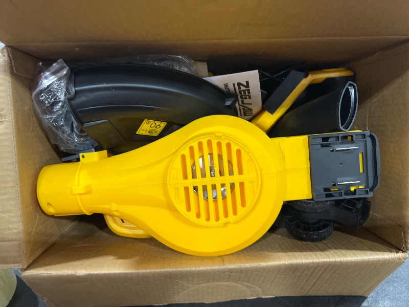 Photo 1 of ZEGJAW 12-Inch 20v Cordless String Trimmer + Leaf Blower Combo Kit, for Lawn, Garden and Yard, with 8 Pcs Replacement Spools, 2x2.0Ah Batteries & Charger Included