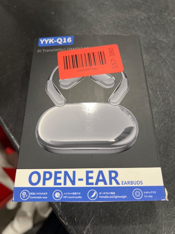 Photo 1 of Paekole Translation Earbuds Real Time - AI 144 Language Translator Earbuds, Audifonos Traductores Inglés Español, 3-in-1 Translating Device, Translate Ear Buds for Travel Learning with Charging Case