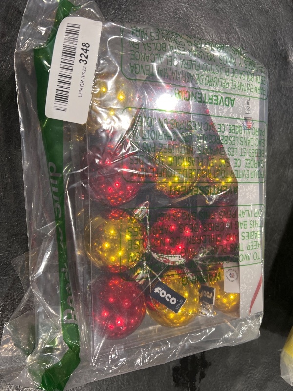 Photo 1 of FOCO NFL Kansas City Chiefs 12 Pack Ball Hanging Tree Holiday Ornament Set12 Pack Ball Hanging Tree Holiday Ornament Set, Team Color, One Size