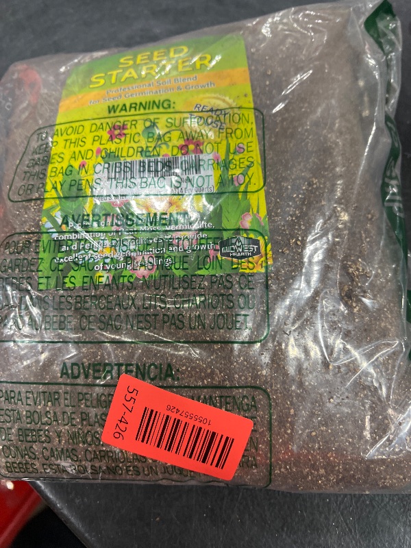 Photo 1 of Seed Starter Natural Potting Soil Mix for Germination and Growth (Made in USA) (4 Dry Quarts)