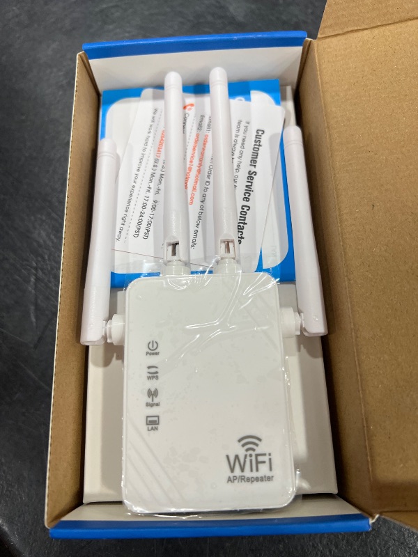 Photo 1 of 2025 WiFi Extenders Signal Booster for Home Long Range Up to 9800 sq. ft & 40 Devices, WiFi Extender Signal Booster, Internet Booster, Long Range WiFi Extender,Quick Setup-Medium