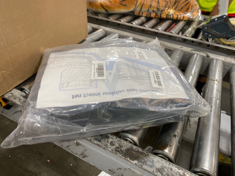 Photo 1 of 10x10 Mosquito Netting for Patio Camping Gazebo/Pop Up Canopy Tent,Double Door Side Screen Easy Installation Black?Only Mosquito Net No Frame? (Embedded 10x10)