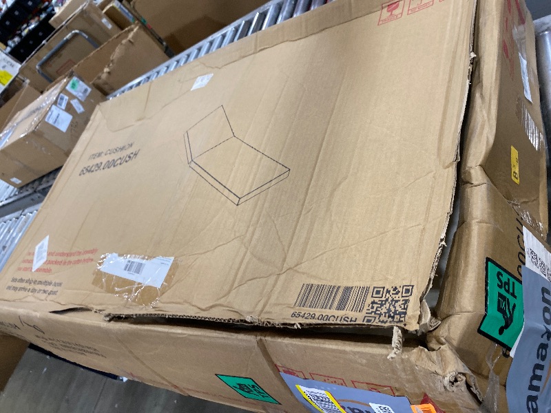 Photo 1 of **1 CUSHION ONLY** Christopher Knight Home Tory Acacia Wood Chaise Lounge Chair Outdoor Set of 2, Adjustable Backrest Sun Lounger Recliner, Patio Outdoor Chaise Lounge with 4" Thick Water-Resistant Cushions, Teak+Cream *******CUSHION ONLY******