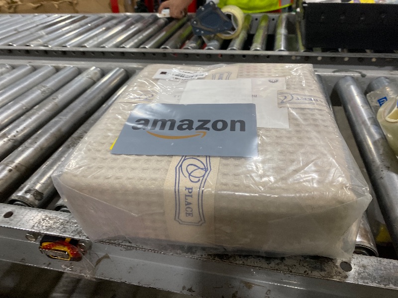 Photo 1 of 100% Cotton Waffle Weave Bed Blanket | Soft, Breathable, and Lightweight Blanket for All-Season | Perfect for Layering | Brielle Collection (Full/Queen, Taupe)