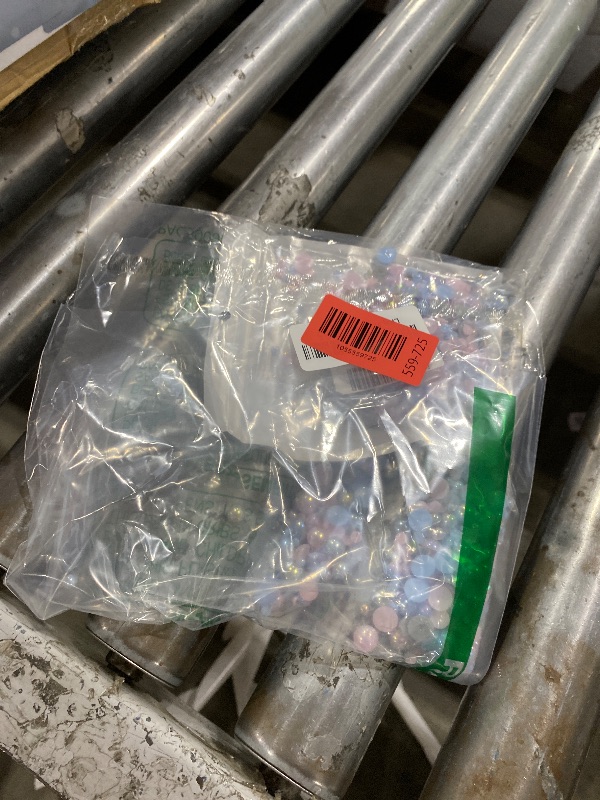 Photo 1 of 100g Flat Back Half Pearls for Crafting, 5000PCS Half Round Pearl Beads for Crafts Mixed Sizes 2-10mm AB Color Plastic Pearls and Resin Rhinestones for Nail Art Tumble Sock Mug Shoes Cocs DIY Making