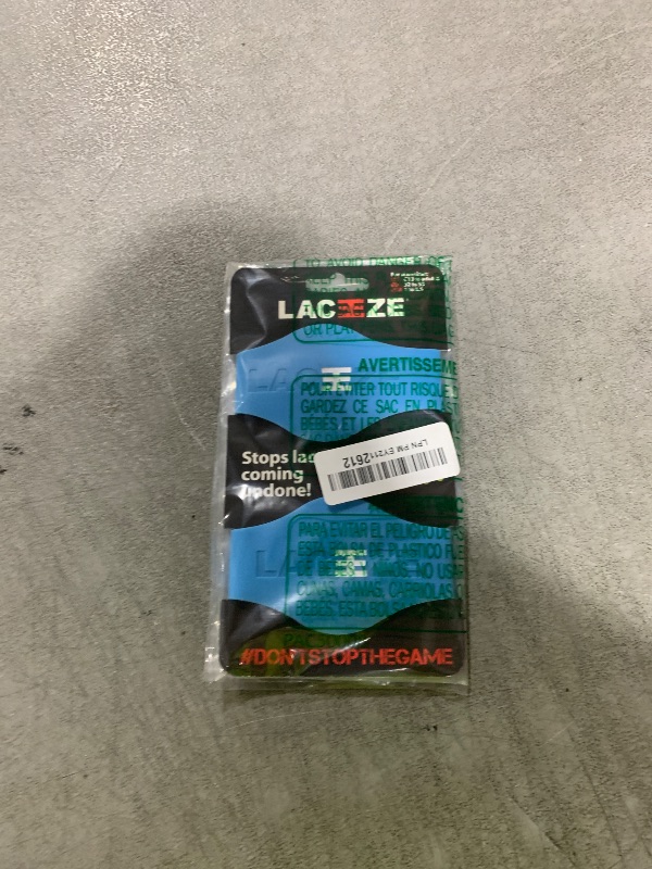 Photo 1 of ****STOCK PHOTO SIMILAR TO ITEM
Laeeze Band Original Zest - shoe lace cover keeps laces tied! Blue