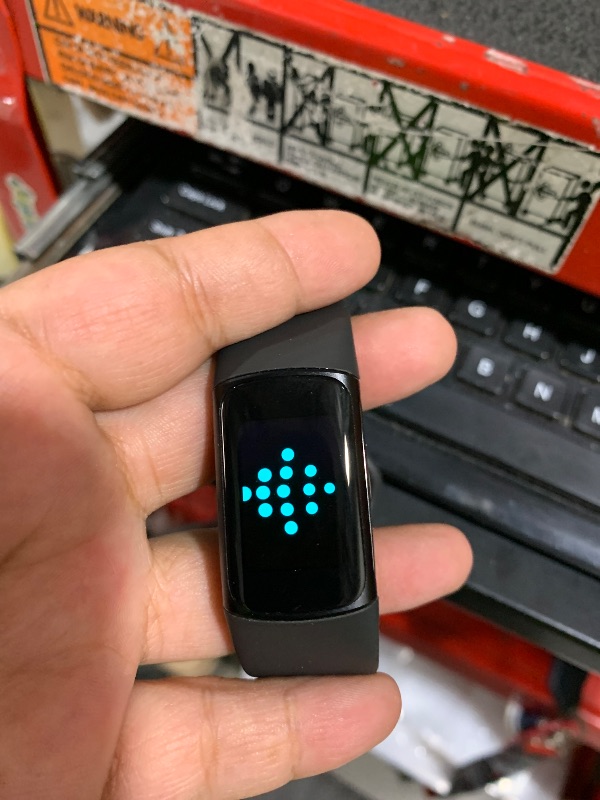 Photo 1 of Fitbit Charge 6 Fitness Tracker with Google apps, Heart Rate on Exercise Equipment, 6-Months Premium Membership Included, GPS, Health Tools and More, Obsidian/Black, One Size (S & L Bands Included)