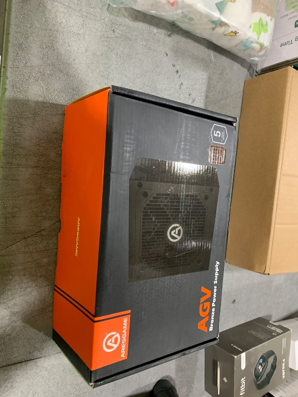 Photo 1 of ARESGAME AGV Series 500W Power Supply, 80 Plus Bronze Certified, Non Modular Power Supply, 5 Year Warranty