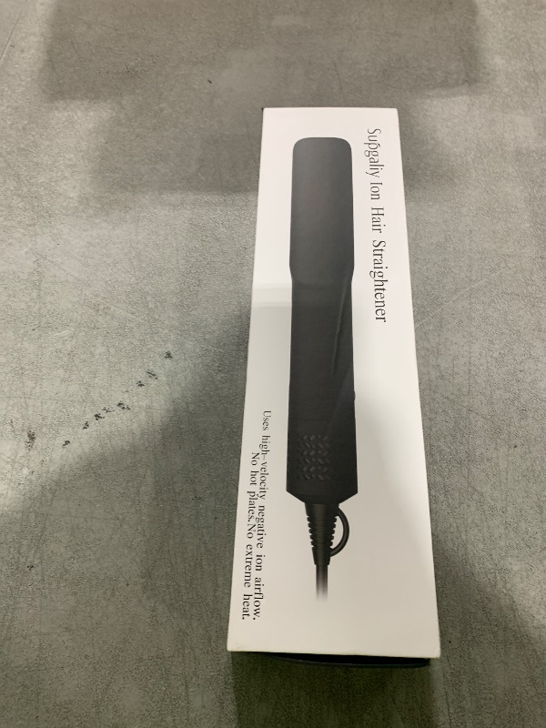 Photo 1 of Hair Straightener - 2 in 1 Wet to Dry Hair Dryer and Straightener with High-Speed Airflow + Rapid Heat-Up + Customizable Temperature + LCD Display & Auto Shut-Off + No Heat Damage (Gold)
