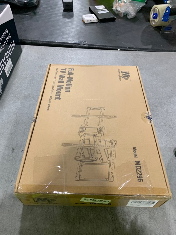 Photo 1 of Mounting Dream TV Wall Mount, UL Listed Full Motion Mount Bracket for 42-84 Inch Flat Screen TVs, Swivel Articulating Dual Arms, Max VESA 600x400mm, 100 LBS Loading, Fits 16 Inches Wood Studs, MD2296