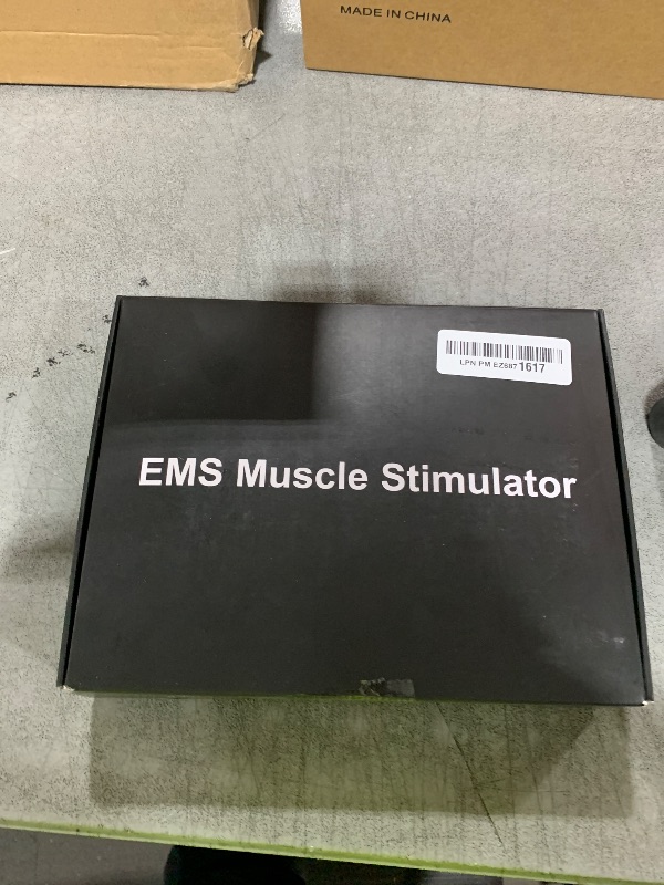 Photo 1 of Electronic Muscle Stimulator?12 Modes Abs Stimulator Abdominal, Smart Slimming Belt, One-Click Shaping, Suitable for Any Body Part of an Adult