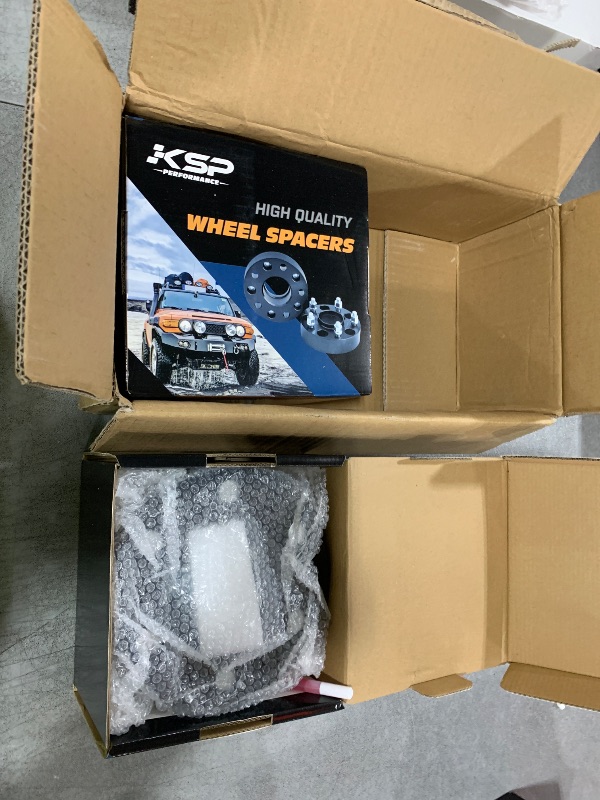 Photo 1 of KSP 1.25" Wheel Spacers for Tacoma 6 Lug Wheel,4pcs 6x5.5 Hubcentric Spacer fit for 4runner Tundra Fj Cruiser Sequoia,32mm Forged Spacer with 12x1.5 Stud 106mm Center Bore,6x139.7 Aluminum Tire Spacer