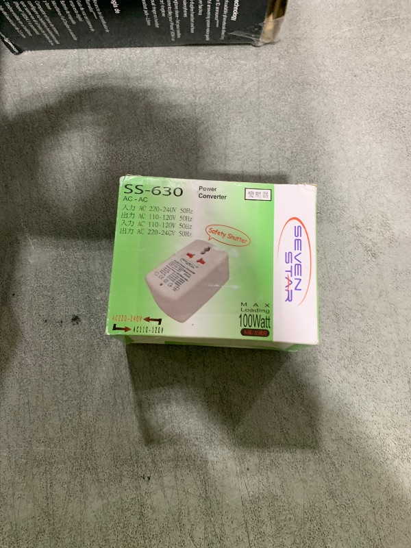 Photo 1 of Seven Star SS630 100-Watt Universal Travel Voltage Power Converter