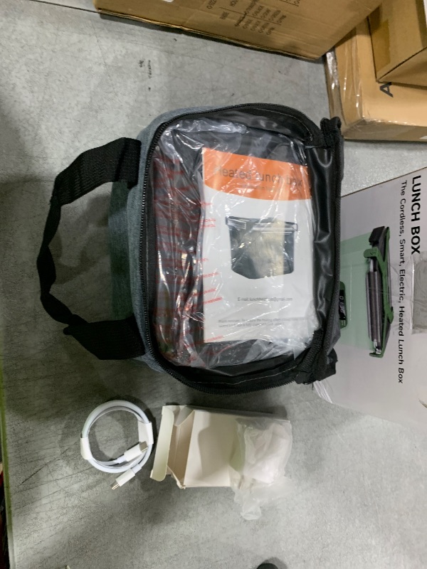 Photo 1 of GALOKEO Cordless Electric Lunch Box for Adults, Heated Lunch Box 20000 mAh Battery Powered with Automatic Heating, 1.2L Portable Food Warmer, BPA Free