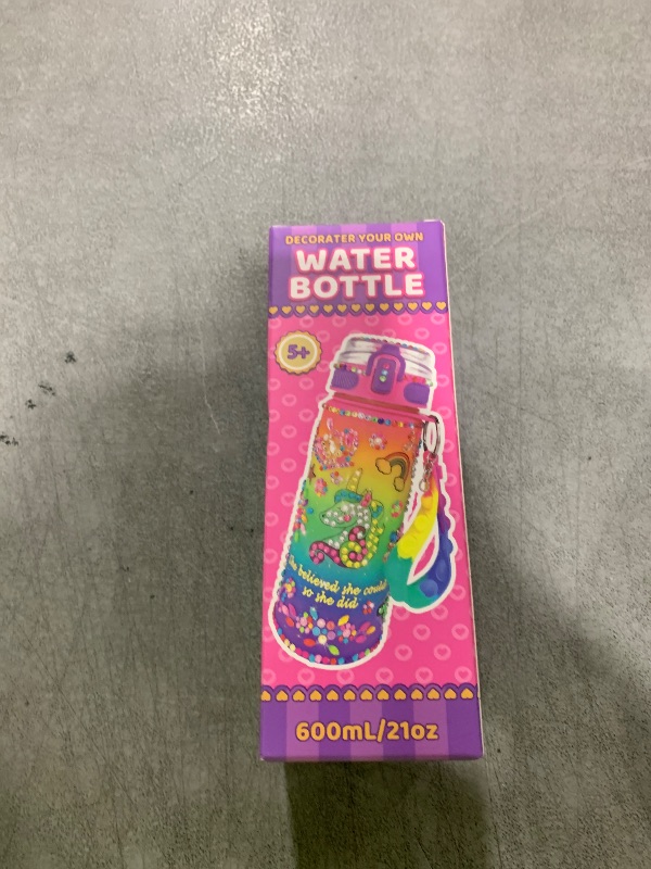 Photo 1 of EDSPORTSHOUSE Decorate Your Own Water Bottle Kits for Girls Age 4-6-8-10,Unicorn Painting Crafts,Fun Arts and Crafts Gifts Toys for Girls Birthday Christmas(Unicorn)