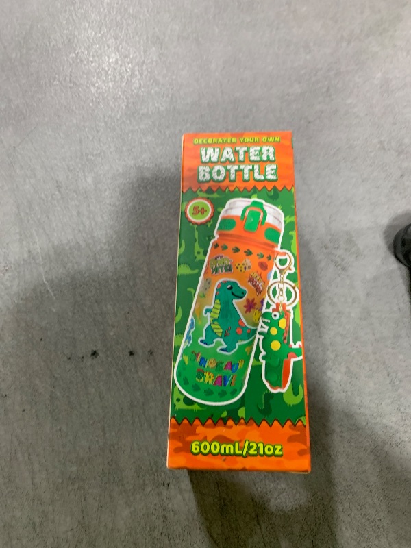 Photo 1 of EDSPORTSHOUSE Decorate Your Own Water Bottle Kits for Boys Age 5-12,Dinosaur Painting Crafts,Fun Arts and Crafts Toys for Boys Birthday Christmas(Dinosaur)