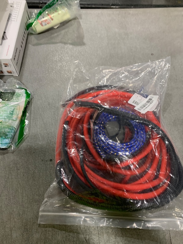 Photo 1 of 4 Gauge Car Amp Audio Wiring Kit – Welugnal 1000W Car Amplifier subwoofer Wiring Install kit Helps You Make Connections and Brings Power to Your Radio, Subwoofers and Speakers Amp Power Wire