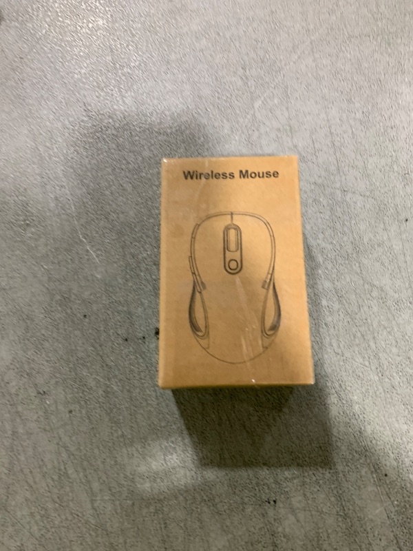 Photo 1 of WisFox 2.4G Wireless Mouse for Laptop, Ergonomic Computer Mouse with USB Receiver and 3 Adjustable Levels, 6 Button Wireless Mice for Windows Mac PC Notebook (Grey)