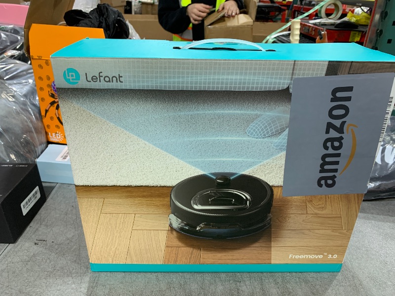 Photo 1 of Lefant LiDAR Robot Vacuum and Mop, 450ml Visible Dustbin, Upgraded 190° PSD Obstacle Avoidance, Customized Cleaning, Multi-Floor Mapping, 150 Mins Runtime, WiFi/Alexa/APP, Pet Hair & Carpets, M330 Pro