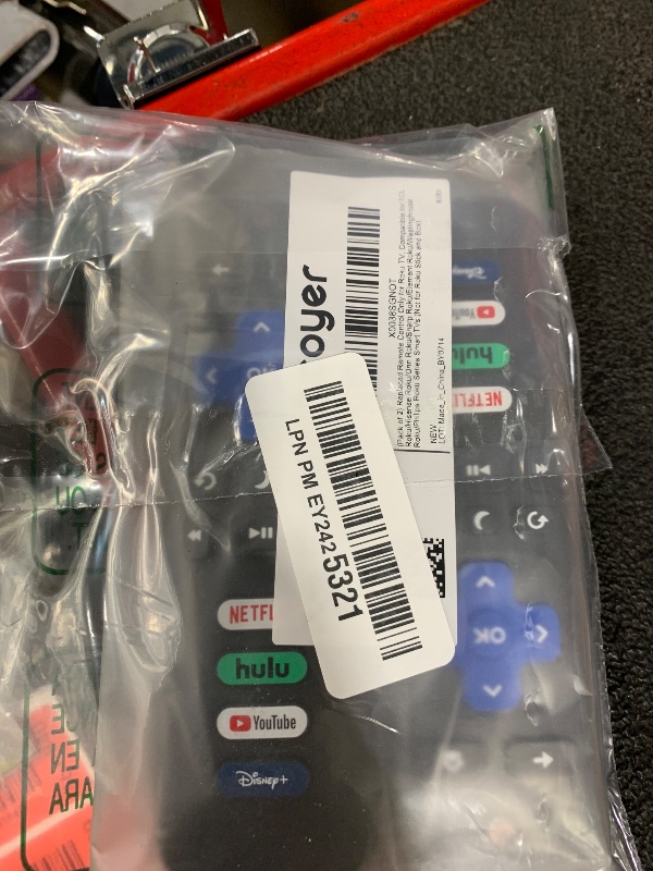 Photo 1 of (Pack of 2) Replacement Remote Control Only for Roku TV, Compatible for TCL Roku/Hisense Roku/Onn Roku/Sharp Roku/Element Roku/Westinghouse Roku/Philips Roku Smart TVs (Not for Roku Stick and Box)