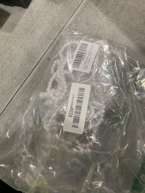 Photo 1 of 10pcs White Pearls Cake Toppers Bow Cupcake Toppers Bowknot Pearl Cake Decorations for Children's Birthday Wedding Bridal Baby Shower Bachelorette Party Supplies Flower Wrapping DIY Decoration