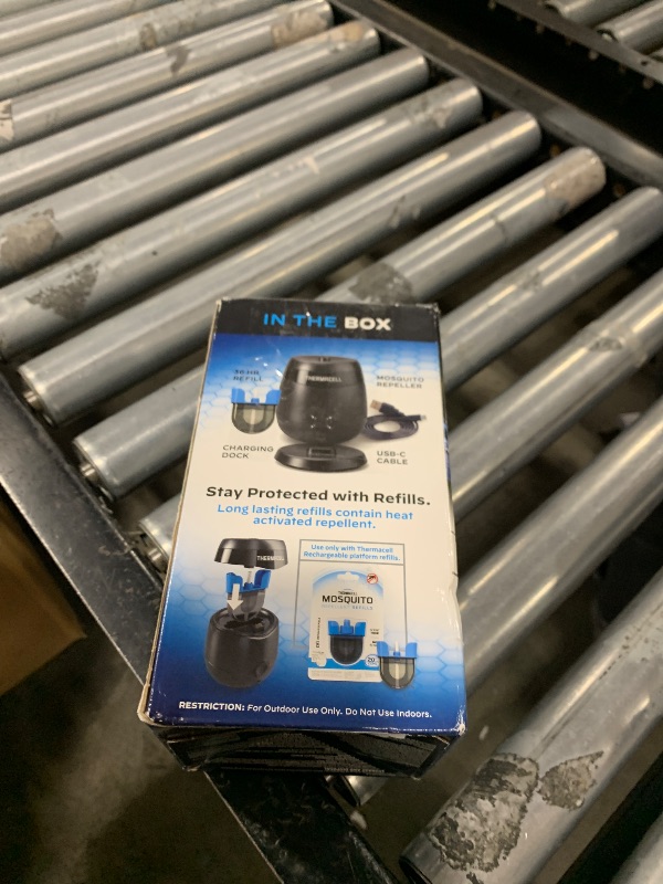 Photo 1 of Thermacell Mosquito Repellent E-Series Rechargeable Repeller; Patio Shield 20’ Mosquito Protection Zone; Includes 36-Hr Repellent Refill; No Flame or Scent; Bug Spray and Bug Zapper Alternative