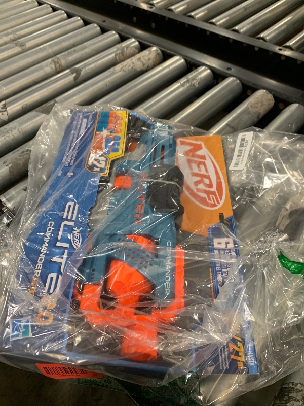 Photo 1 of NERF Elite 2.0 Commander RD-6 Dart Blaster, 12 Darts, 6-Dart Rotating Drum, Outdoor Toys, Ages 8 and Up