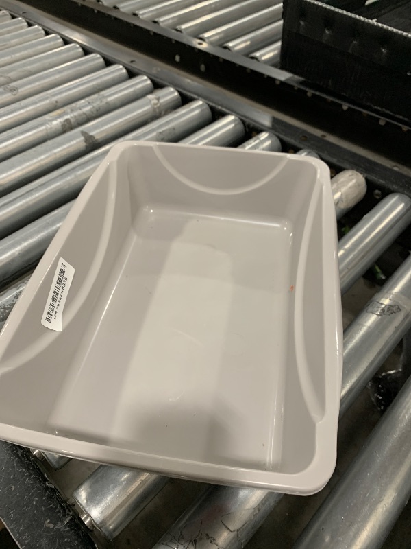 Photo 1 of Petmate Litter Pan, Blue/Gray, Small, Made in USA