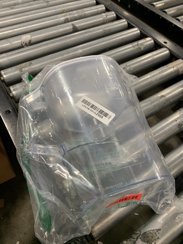 Photo 2 of Amazon Basics 10-Cup Pitcher with Filter Compatible with Brita Water Filter Pitcher for Clean, Crisp Water, WQA and NSF Certified, Made in Europe