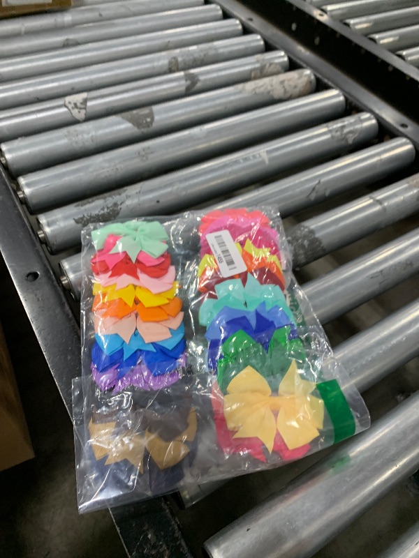 Photo 1 of 40PCS 3 Inch Hair Bows for Girls Grosgrain Ribbon Toddler Accessories with Alligator Clip Bow Baby Kids Teens