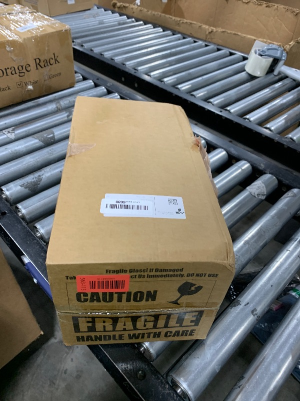 Photo 1 of 1.5 Gallon Glass Drink Dispensers for Parties, Ice Beverage Dispensers with Stand, Glass Water Dispenser with Spigot, Laundry Detergent Dispenser, Lemonade Dispenser