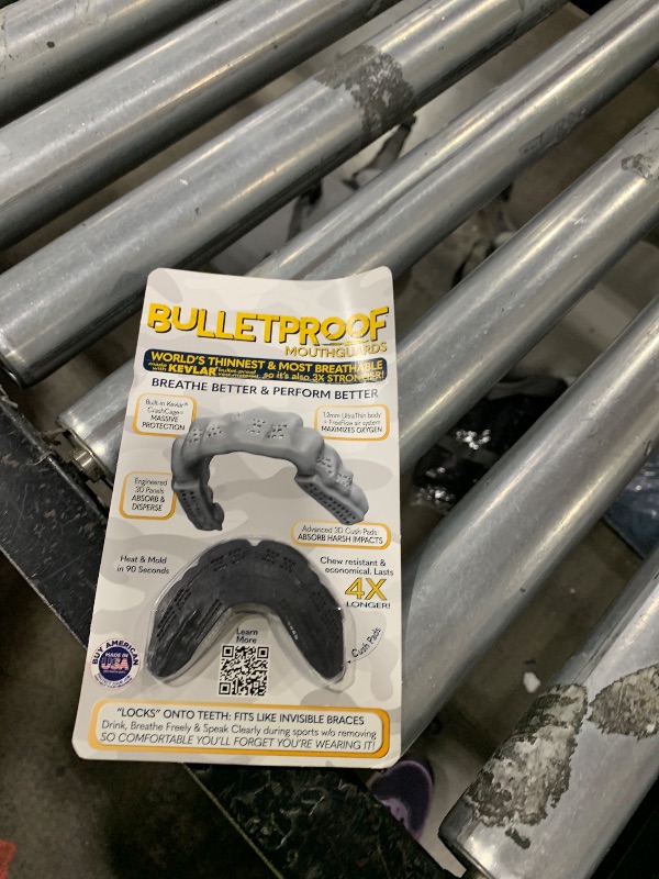 Photo 1 of Bulletproof MMA Boxing Mouth Guard is 3X Stronger! Fighting Mouthguard Martial Arts Mouthpiece Karate Muay Thai Taekwondo Sparing Wrestling BJJ Jiu Jitsu Mouth Piece Men Women Adult Youth