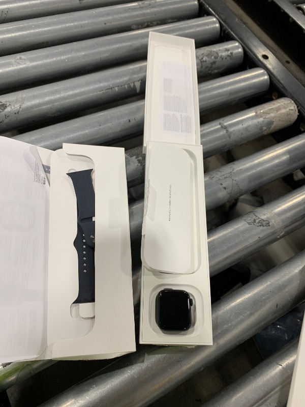 Photo 1 of Apple Watch SE (2nd Gen) [GPS 40mm] Smartwatch with Midnight Aluminum Case with Midnight Sport Band S/M. Fitness and Sleep Trackers, Crash Detection, Heart Rate Monitor, Retina Display
