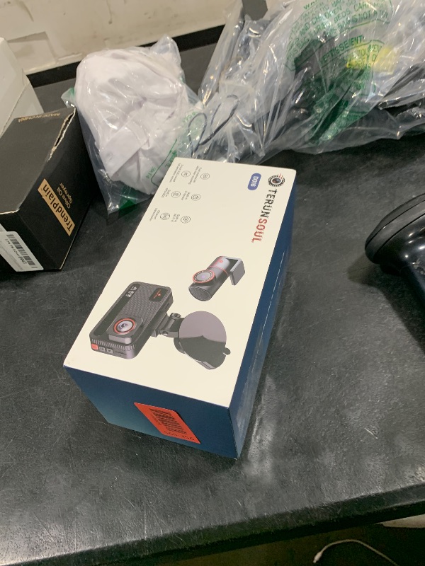 Photo 1 of TERUNSOUl 4K+4K Dash Cam Front and Rear, Free 128GB Card Included, 5.8GHz WiFi Dash Camera for Cars, Built-in GPS, G-Sensor, 170°Wide Angle, 3" IPS Screen, 24H Parking Mode, Support 512GB Max