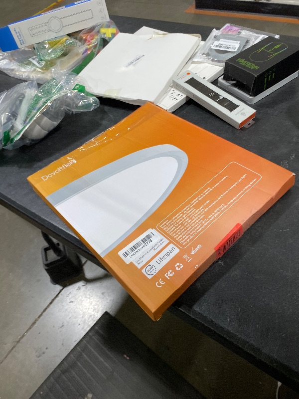 Photo 1 of 12 Inch LED Flush Mount Ceiling Light Fixture with Remote Control, Dimmable 2000K Warm Night Light for Bedroom, 24W 3000K-6500K Color Adjustable Ceiling Lamp for Living Room, Hallway, Memory Function