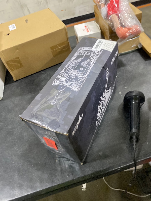 Photo 1 of 1/24 RC Tank That Shoot BBS for Kids -2.4Ghz Remote Control Army Tank with 360° Rotating Turret, Auto Demo, Sound & Light & Smoke, Military Vehicles Model Gift for Boys 6-8